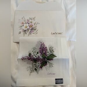 Lehner Switzerland Floral Handkerchief